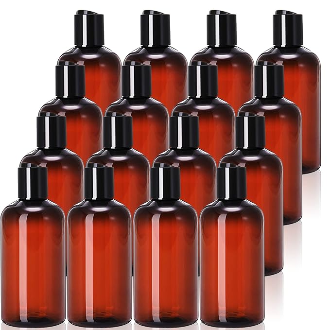 Zubebe 36 Pcs Plastic Travel Bottles with Disc Top